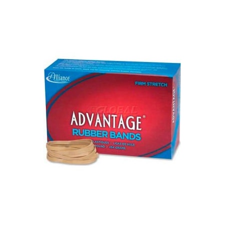 Alliance Rubber Alliance Advantage Rubber Bands, Size No 64, 3-1/2" x 1/4", Natural, 1 lb. Box 26645